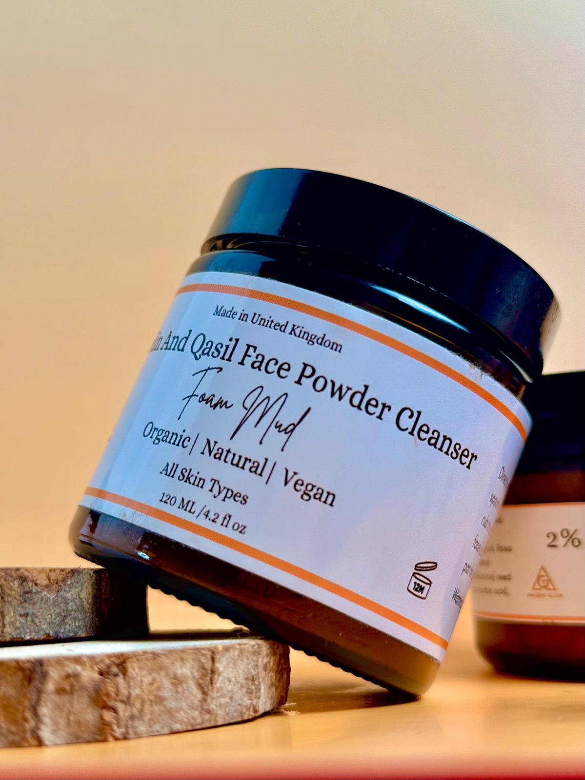 Kaolin And Qasil Powder Foam Face Cleanser