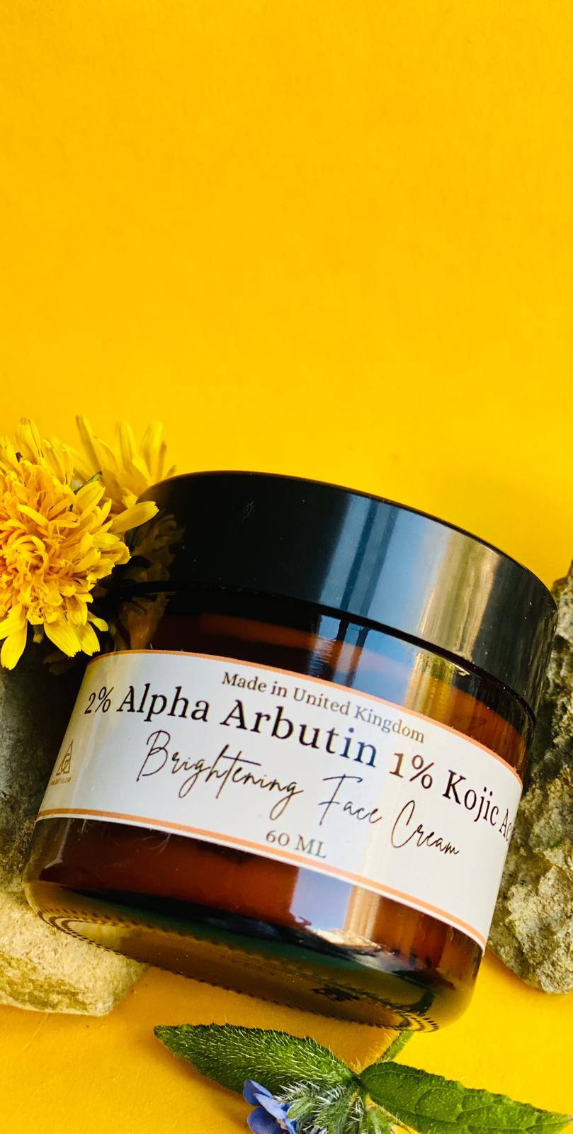 2% Alpha Arbutin And 1% Kojic Acid Brightening Face Cream